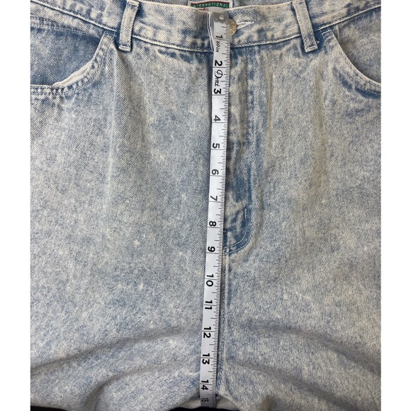 NWT Stefano Vintage High Waisted Acid Wash Jeans Womens Crop Denim 90s Style - Picture 6 of 11